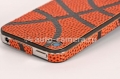 Чехол-накладка на заднюю панель для iPhone 4 и iPhone 4S Zagg LeatherSkin, цвет sport basketball (ZGph4SBT)