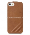 Кожаный чехол для iPhone 5 / 5S Melkco Craft Limited Edition (Prime Dotta), цвет brown