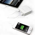 Универсальный внешний аккумулятор для iPad, iPod, iPhone, Samsung и HTC Powerocks Stone3 7800 mAh, цвет white (ST-PR-OC)
