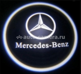 Светодиодный проектор на Mercedes накладной