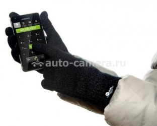 Акриловые перчатки для сенсорных экранов Touchscreen Gloves Laro Studio размер M, цвет black (LR1000)