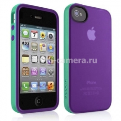 Чехол на заднюю крышку iPhone 4S Belkin Essential 050, цвет purple (F8Z813EBC02)