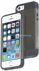 Чехол-накладка для iPhone 5 / 5S Uniq Protege, цвет Granite (IP5SHYB-PROGRY)