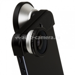 Объектив для iPhone 5 / 5S Photo lens ib-FMSW-5 3-in-one, цвет объектива металлик