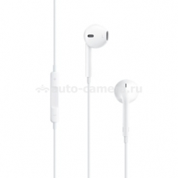 Оригинальные наушники с микрофоном и пультом управления для iPhone и iPad Apple EarPods with Remote and Mic (MD827ZM/A)
