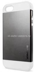 Панель на заднюю крышку iPhone 5 / 5S SGP Slim Armor Frame, цвет Gunmetal (SGP10160)