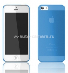 Пластиковый чехол-накладка для iPhone 5 / 5S Caze Zero Matte, цвет blue