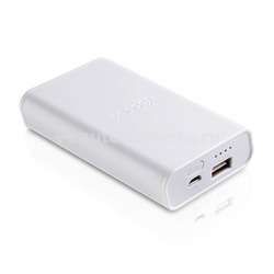 Универсальный внешний аккумулятор для iPhone, iPad, Samsung и HTC Yoobao Simple Power Bank 7800 мАч, цвет White (YB-6003)